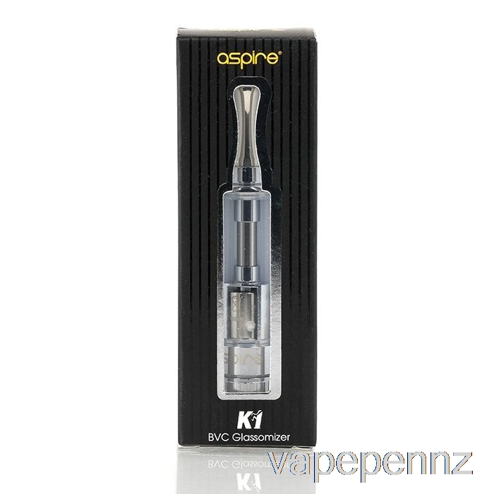 Aspire K1 Glassomizer BVC Tank Black VAPE NZ
